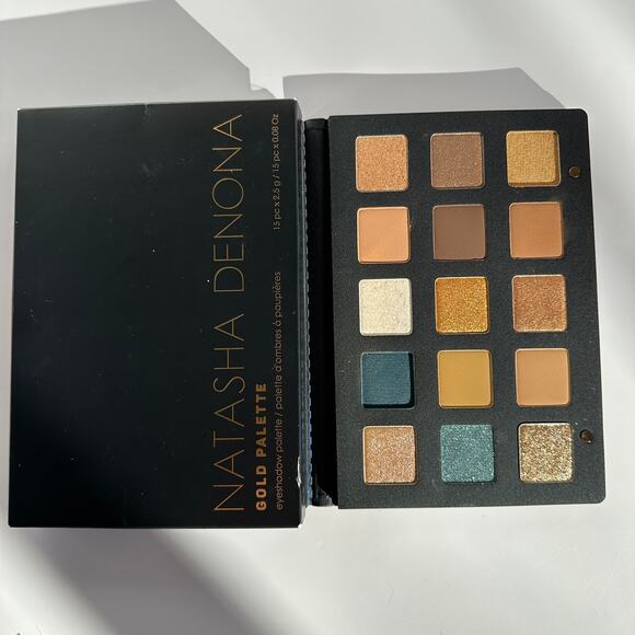 Natasha Denona Gold Palette Original Large Pan Version 15 Shades Brand New - Picture 1 of 16